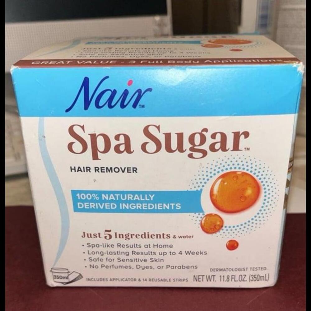NAIR spa sugar hair remover kit